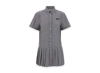 MIU MIU Women's Pleated Dress "Multicolor"