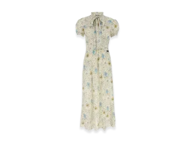 MIU MIU Women's Silk Dress "Multicolor"