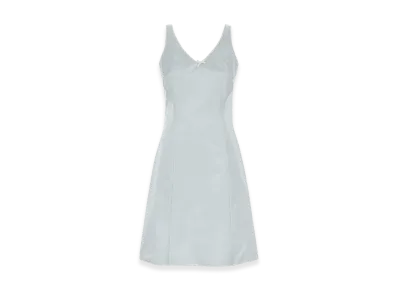 MIU MIU Women's Satin Dress "Light Blue"