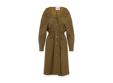 MIU MIU Women's Dress "Khaki Green"