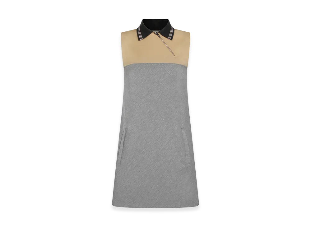 MIU MIU Women's Dresses "Gray/Beige"