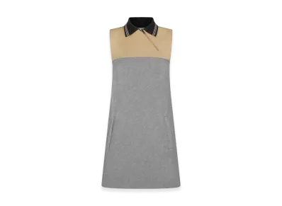 MIU MIU Women's Dresses "Gray/Beige"