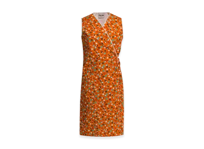 MIU MIU Women's Printed Poplin Dress "Floral"