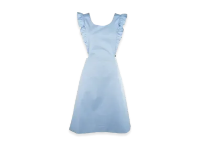MIU MIU Women's Poplin Dress "Lightblue/Light Blue"