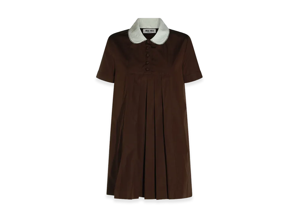 MIU MIU Women's Dresses "Brown"