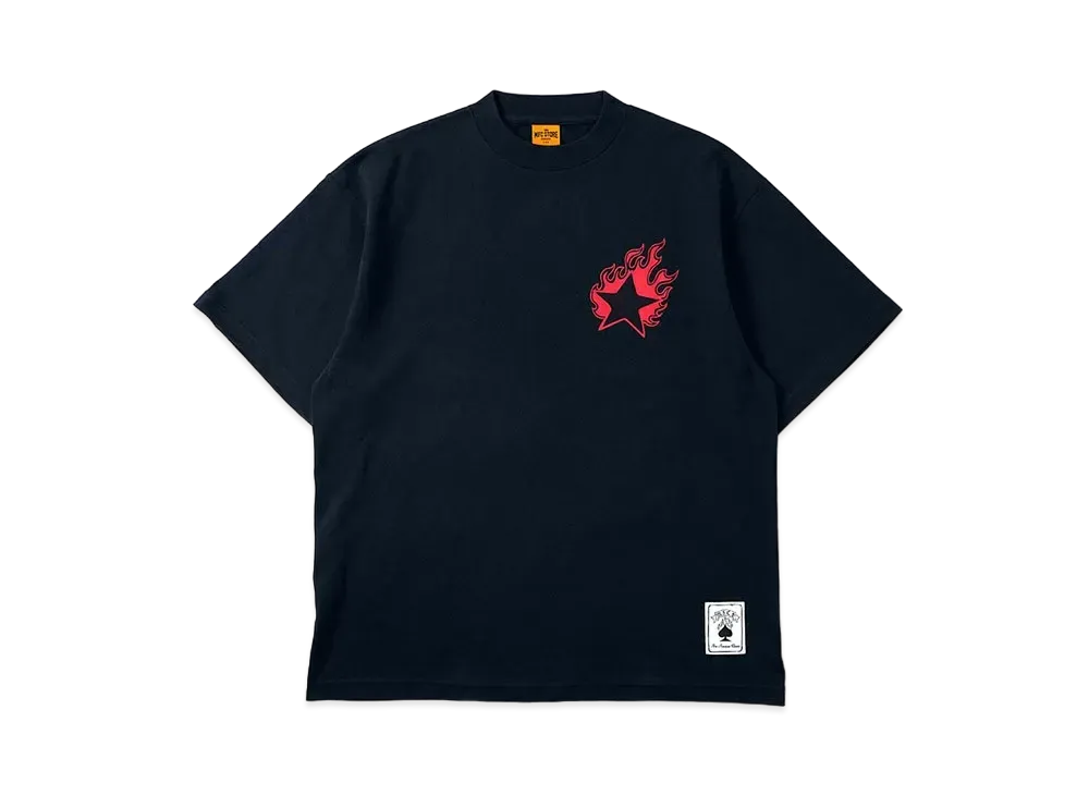 MFC STORE x CONVERSE TOKYO Original Star Flame S/S Tee "Navy"