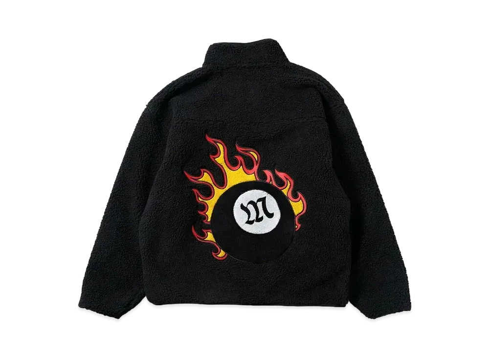 MFC STORE Flame Ball Reversible Boa Jacket "Black"