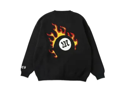 MFC STORE Flame Ball Crew Knit "Black"