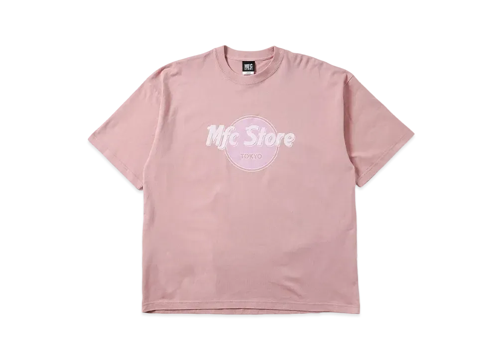 MFC STORE Rock Logo Big Silhouette Tee "Smoke Pink"