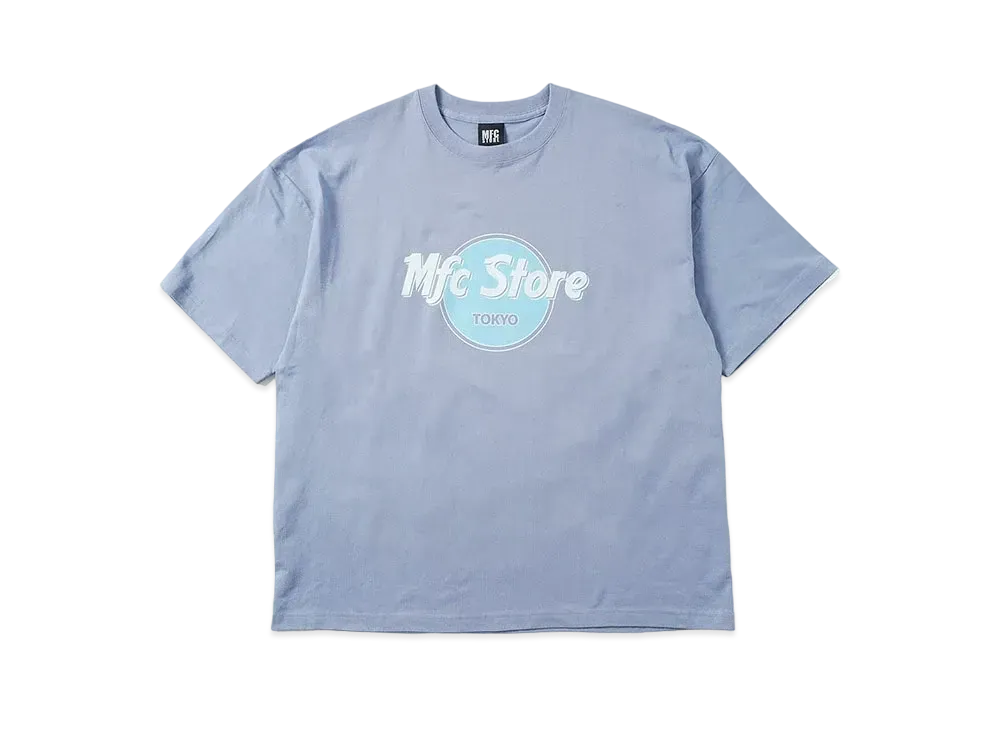 MFC STORE Rock Logo Big Silhouette Tee "Washed Denim"