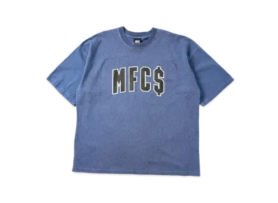 MFC STORE MFC$ Arch Logo Pigment Big Silhouette Tee "Denim"