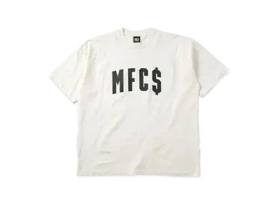 MFC STORE MFC$ Arch Logo Pigment Big Silhouette Tee "Vanilla"