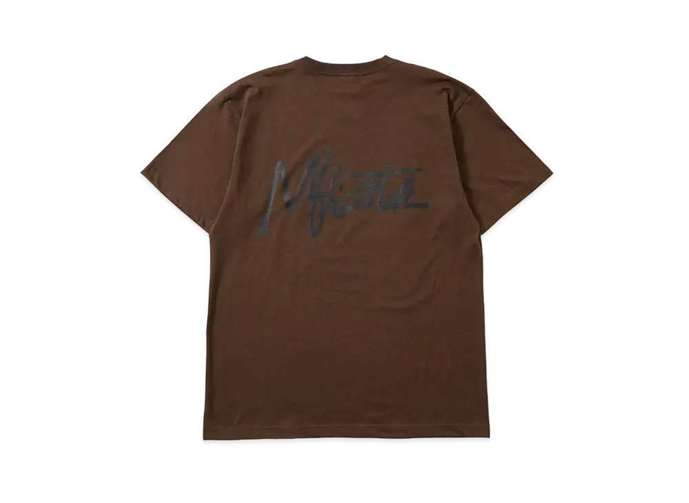 MFC STORE Script Logo T-Shirt "Dark Brown"