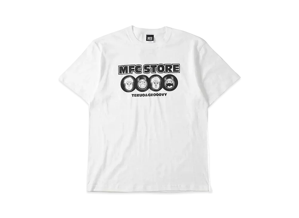 MFC STORE x Akiyama x Grooovy Drip Logo S/S Tee "White"