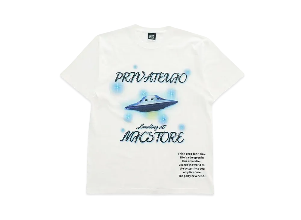 MFC STORE x PRIVATE UFO Ufo S/S Tee "White"