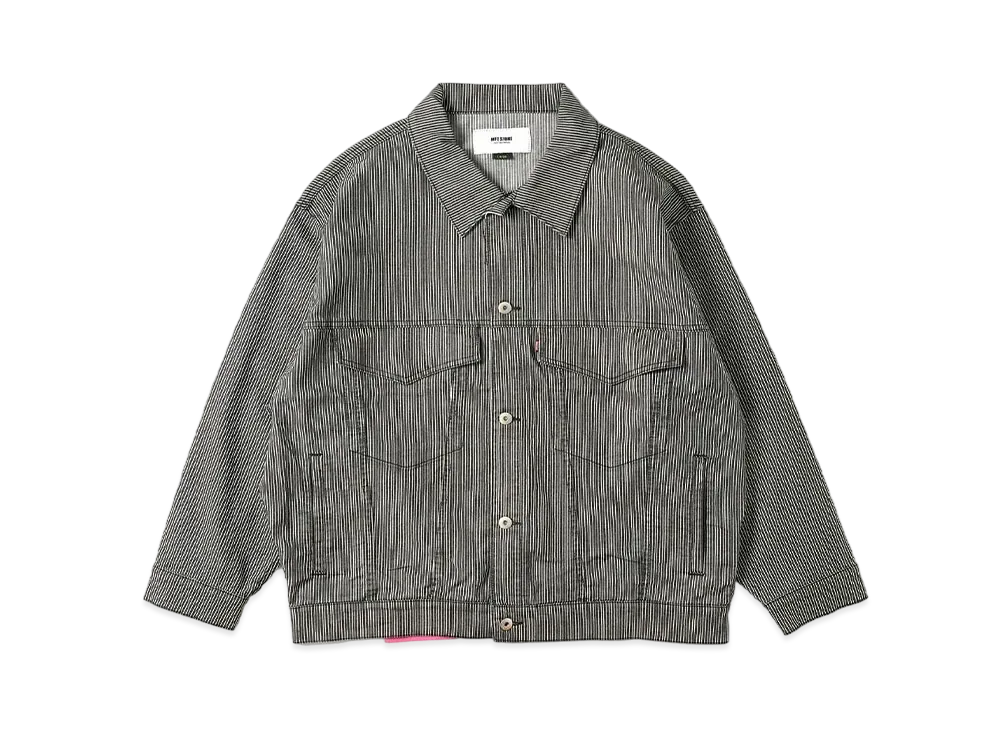 MFC STORE x UPD'T Denim Jacket "White Stripe"