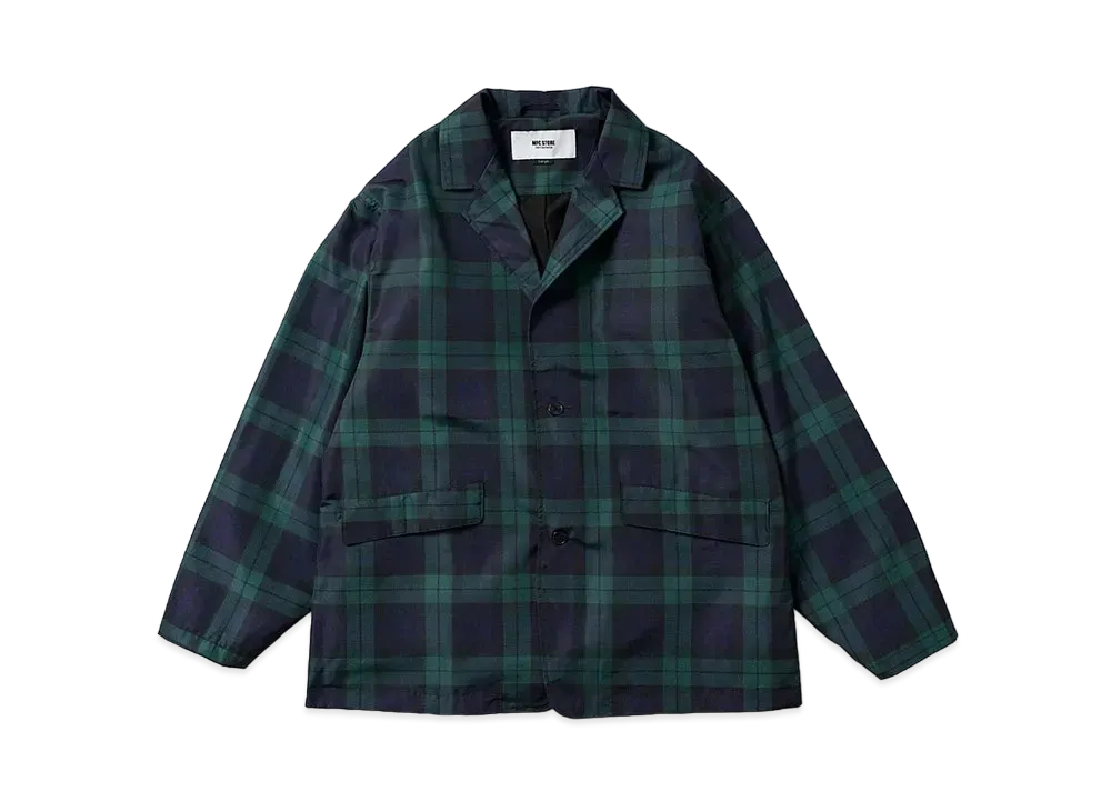 MFC STORE Washer Nylon Tailored Jacket "Green Check"