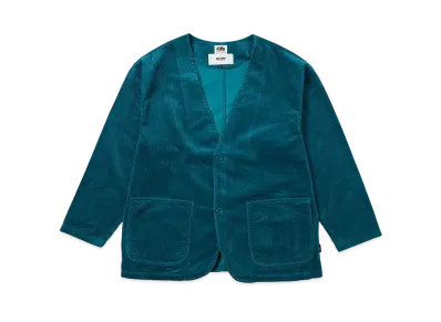 MFC STORE x FRUIT OF THE LOOM Corduroy No Collar Jacket "Green"