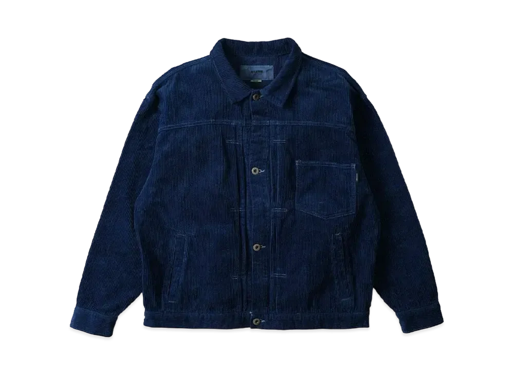 MFC STORE x Watanabe's x Zynas "MFC$" Aizome Corduroy Jacket "Blue"