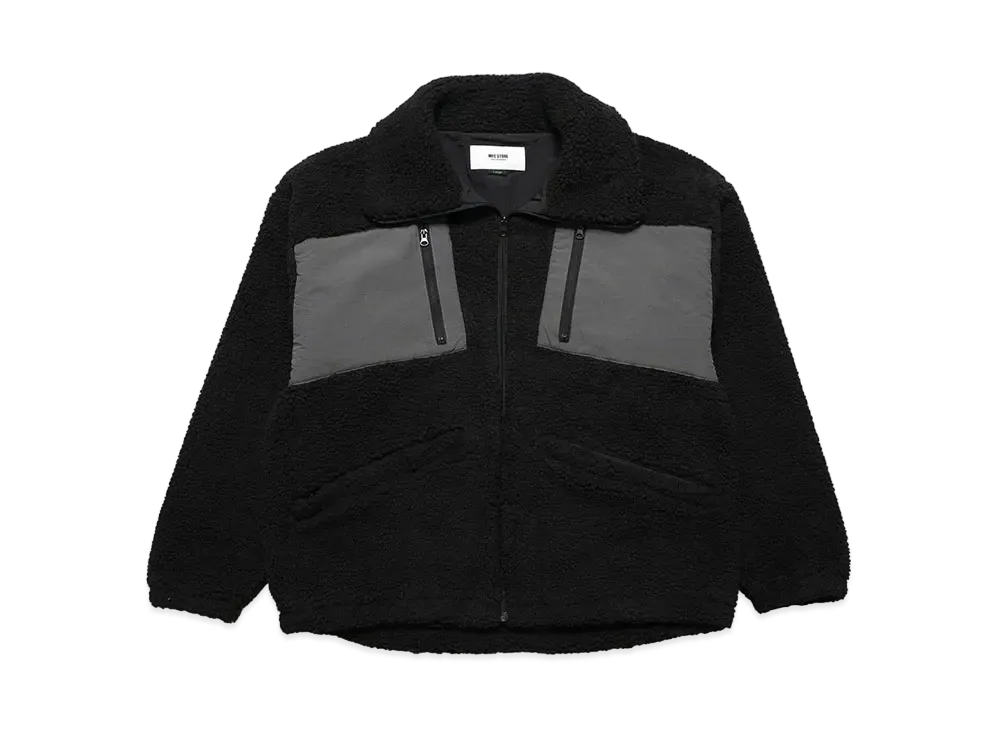 MFC STORE Big Collar Boa Jacket "Black"