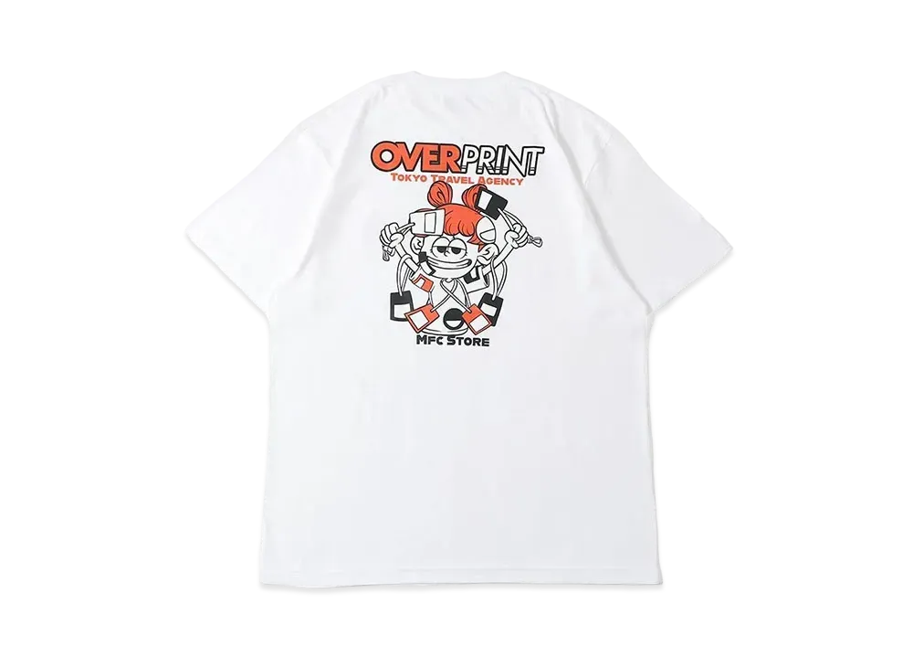 MFC STORE x over print Tokyo Agency Tee "White"