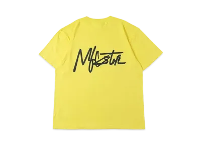MFC STORE Script Logo S/S Tee "Yellow"