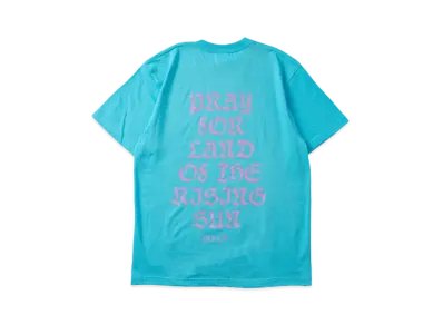 MFC STORE Pray For Land Of The Rising Sun S/S Tee "A.Blue/Pink"