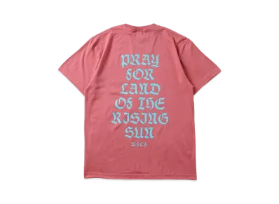 MFC STORE Pray For Land Of The Rising Sun S/S Tee "H.Red/S.Blue"