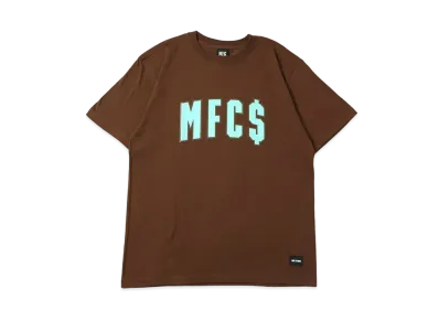 MFC STORE "MFCS" Arch Logo S/S Tee "Dark Brown/Mint"
