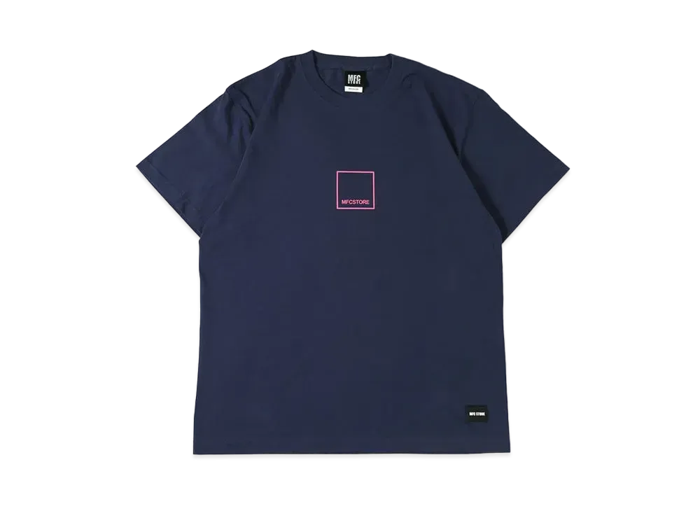 MFC STORE Square Logo S/S Tee "Indigo"
