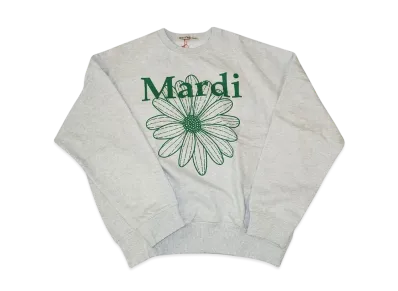 Mardi Mercredi Sweatshirt Flowermardi "Heather Green"