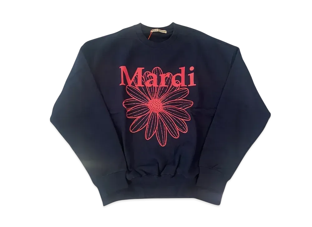 Mardi Mercredi Sweatshirt Flowermardi "Navy Violet"