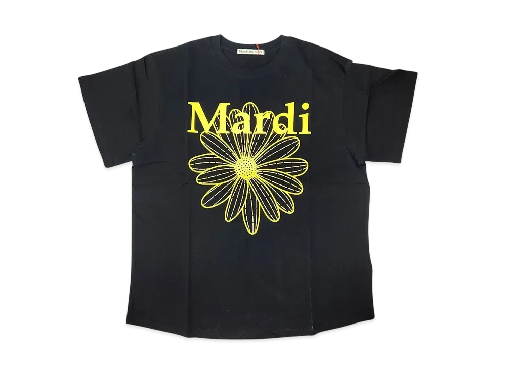 Mardi Mercredi T-Shirt Flowermardi "Black Yellow"