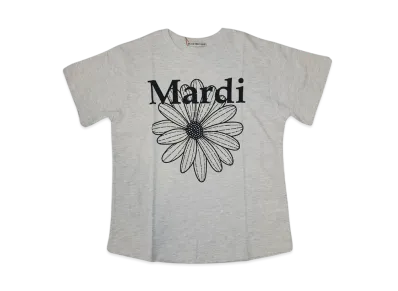Mardi Mercredi T-Shirt Flowermardi "Oatmeal Black"