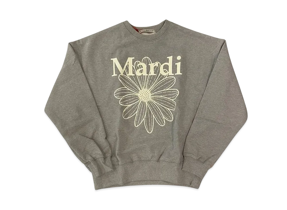 Mardi Mercredi Sweatshirt Flowermardi "Grey Ivory"