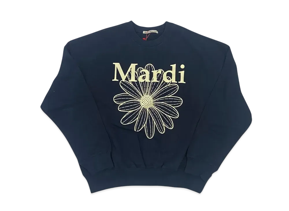 Mardi Mercredi Sweatshirt Flowermardi "Navy Cream"