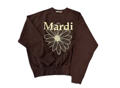 Mardi Mercredi Sweatshirt Flowermardi "Brown Cream"