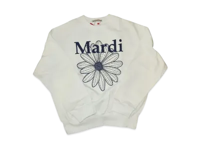 Mardi Mercredi Sweatshirt Flowermardi "White Navy"