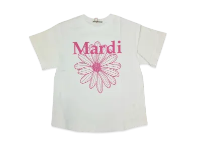 Mardi Mercredi T-Shirt Flowermardi "White Pink"