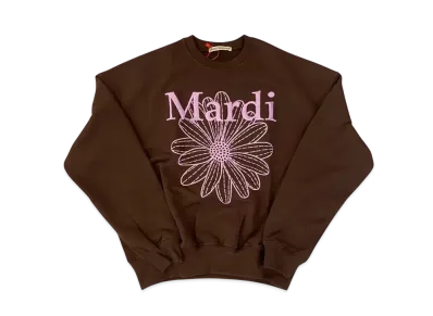 Mardi Mercredi Sweatshirt Flowermardi Needlework "Brown Lavender"