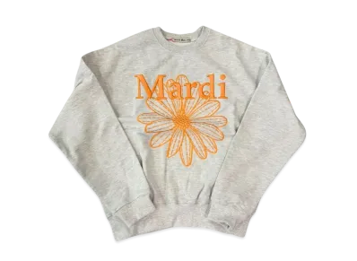 Mardi Mercredi Sweatshirt Flowermardi Needlework "Heather Orange"