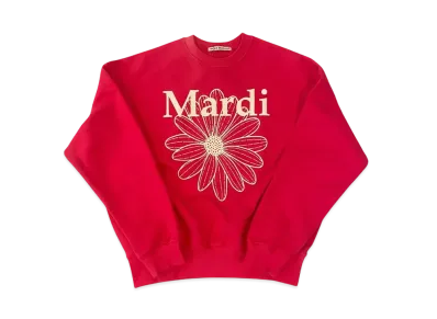 Mardi Mercredi Sweatshirt Flowermardi "Red Ivory"
