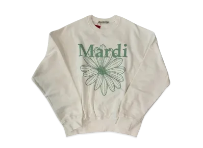 Mardi Mercredi Sweatshirt Flowermardi "White Mint"