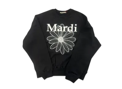 Mardi Mercredi Sweatshirt Flowermardi "Black White"
