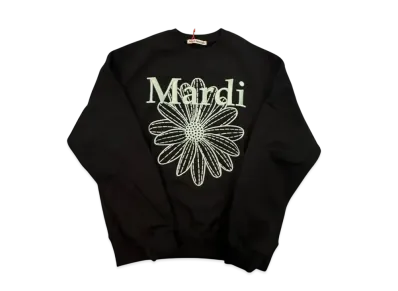 Mardi Mercredi Sweatshirt Flowermardi Needlework "Black Mint"