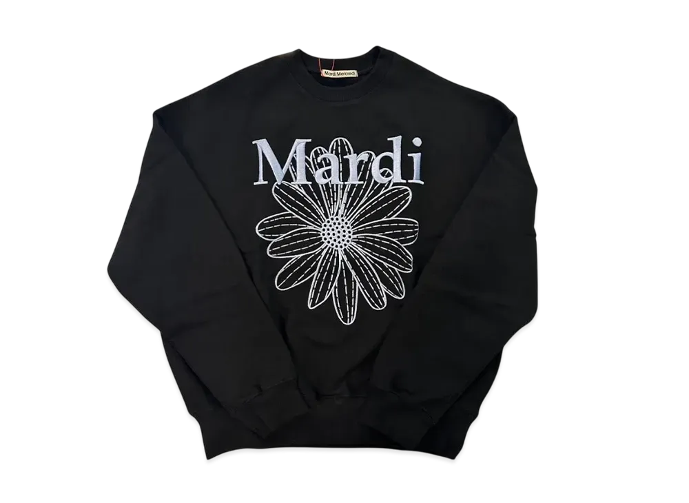 Mardi Mercredi Sweatshirt Flowermardi Needlework "Black Sky"