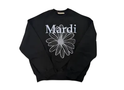Mardi Mercredi Sweatshirt Flowermardi Needlework "Black Sky"