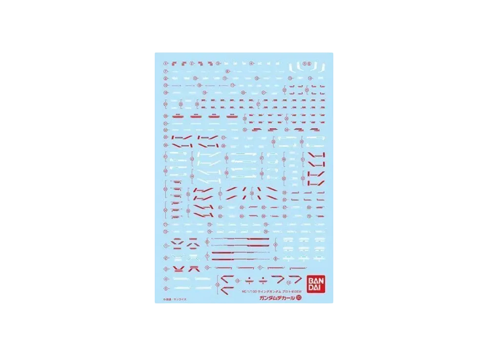 Gundam Decal No.93 MG 1/100 Wing Gundam Proto Zero EW