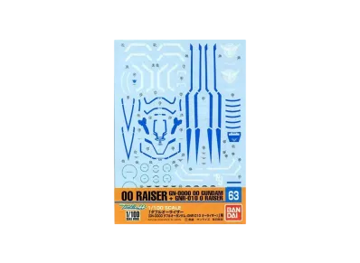 Gundam Decal No.63 MG 1/100 00 Raiser