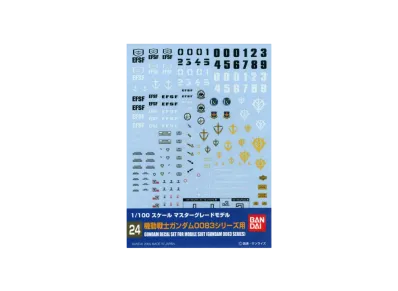 Gundam Decal No.24 MG 1/100 Mobile Suit Gundam 0083